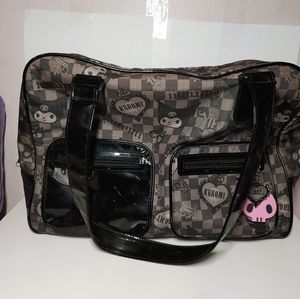 RARE Sanrio Kuromi Duffle Overnight Bag